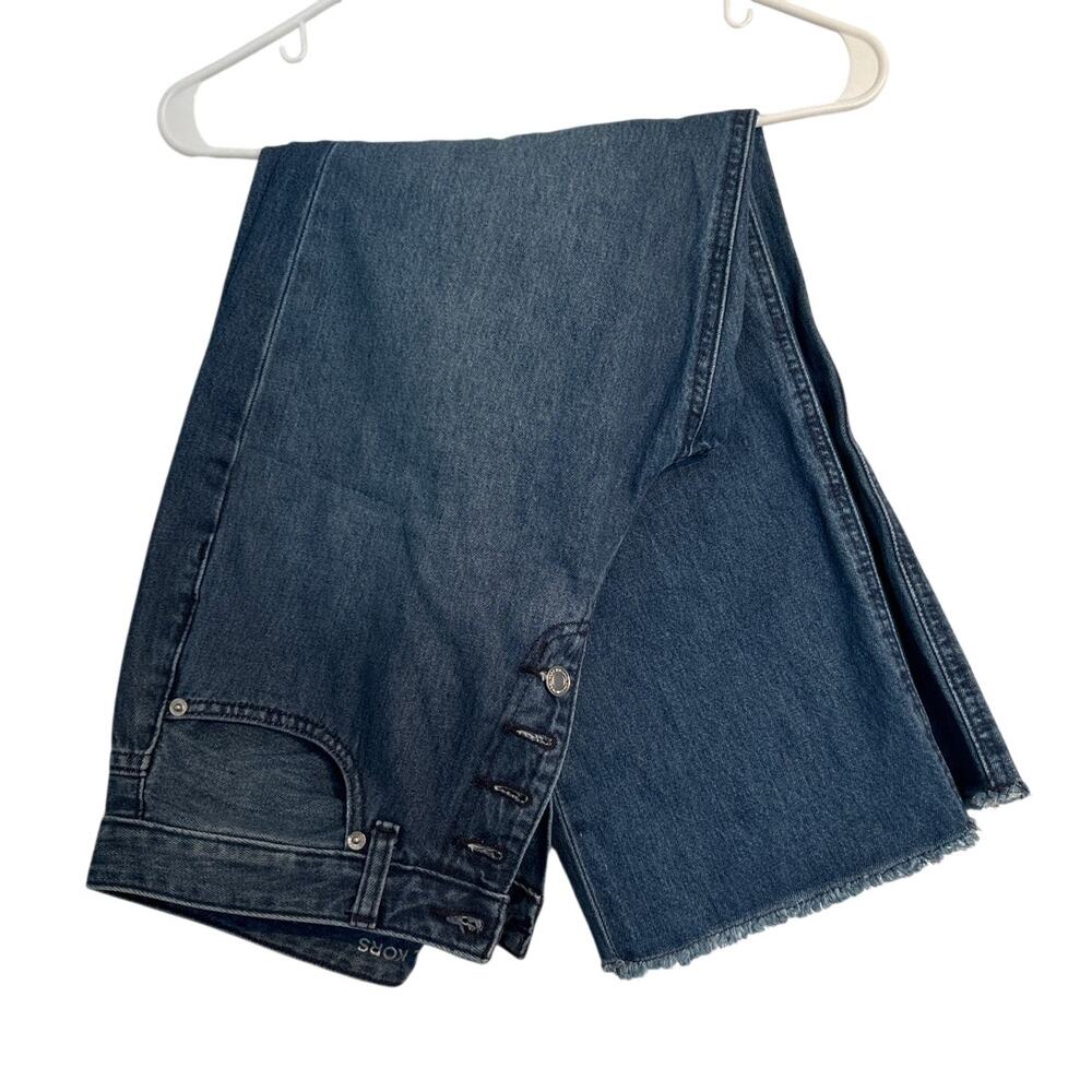 MICHAEL Michael Kors Button Fly Cropped Jeans, Medium Wash, Women’s Size 8